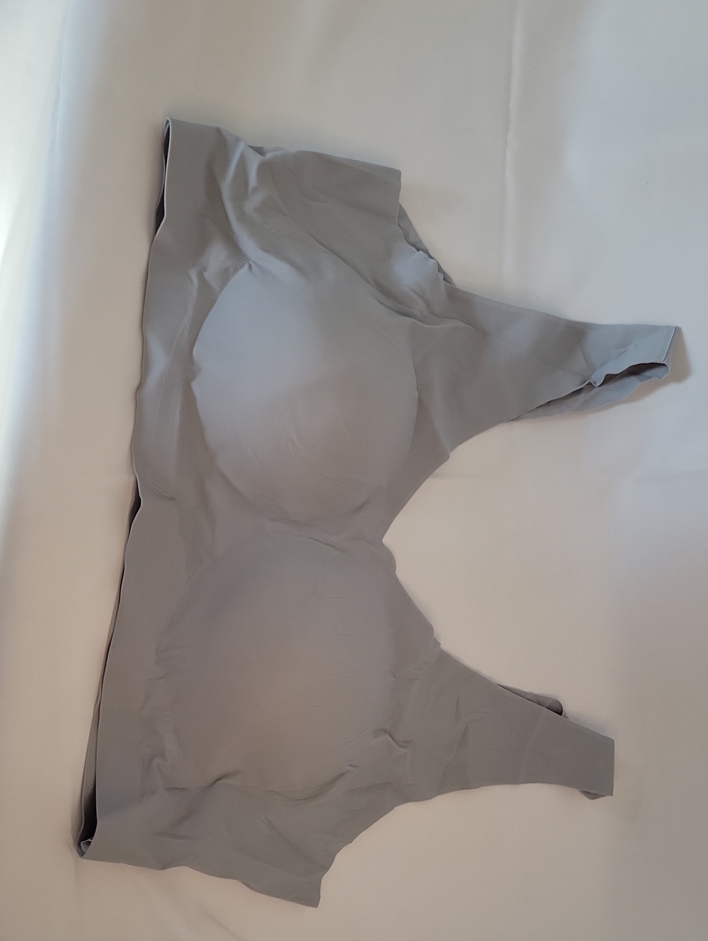 Light Gray Seamless Wireless Bra